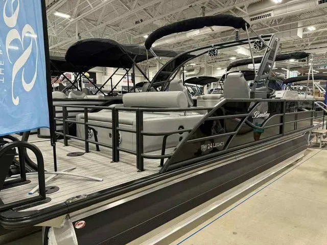 Slide: The Image of Bentley Pontoons Legacy 243 Swingback Dual Captain Full Tube Tower 2026 - 4
