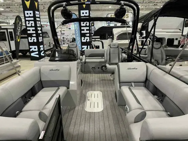 Slide: The Image of Bentley Pontoons Legacy 243 Swingback Dual Captain Full Tube Tower 2026 - 7
