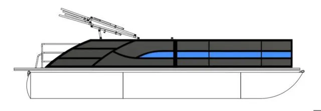 Slide: The Image of Bentley Pontoons Legacy 223 Swingback Dual Captain Full Tube 2026 - 6