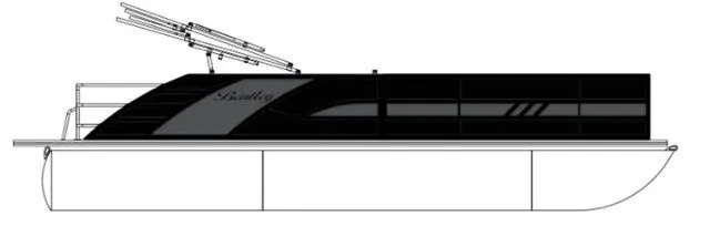 Slide: The Image of Bentley Pontoons Elite 223 Swingback Bench 3/4 Tube 2026 - 9
