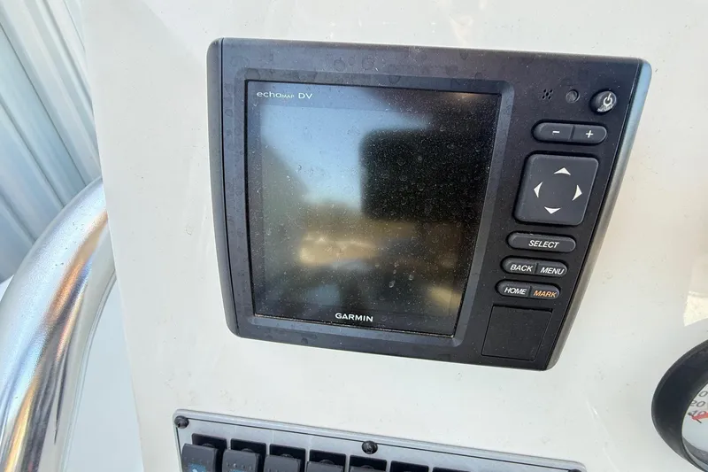 Slide: The Image of Garmin EchoMap DV on 2017 Key West 189 FS boat dashboard. - 7