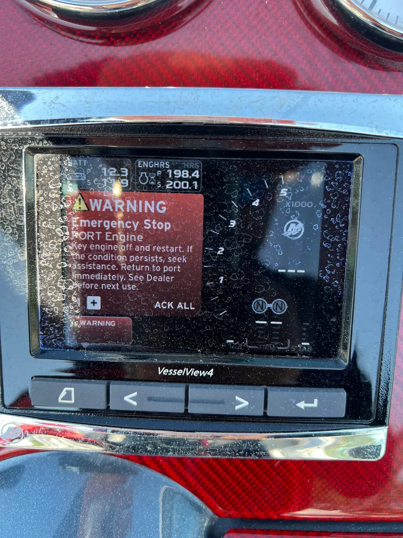 Slide: The Image of Interior of 2016 Formula 353 FASTech boat with cabinet and controls. - 50