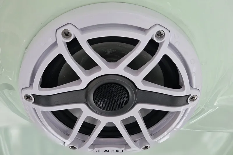 Slide: The Image of Speaker on 2026 Sea Hunt Ultra 285 SE boat, featuring JL Audio design. - 25