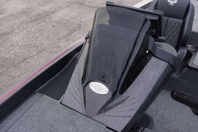 Slide: The Image of 2026 Phoenix 721 ZXL boat console with sleek design and modern dashboard. - 26