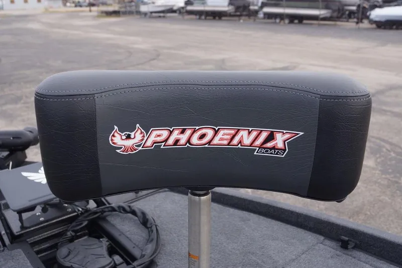 Slide: The Image of 2026 Phoenix 721 ZXL boat seat with logo in outdoor setting. - 27