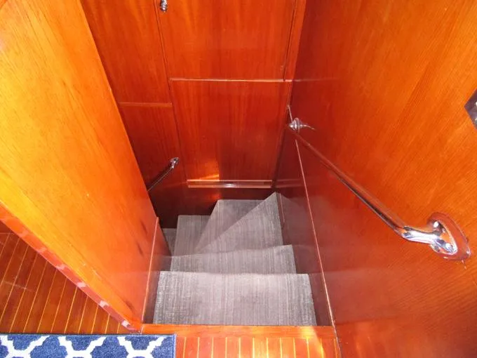Slide: The Image of Pilothouse Steps to Crew Area - 69