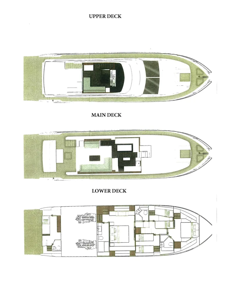 Slide: The Image of Johnson 70' Skylounge Motor Yacht 2024 - 93