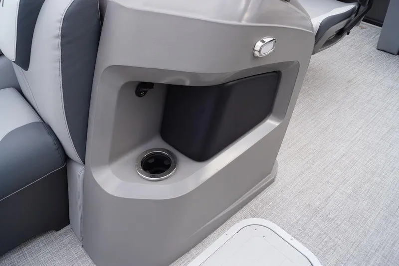 Slide: The Image of 2026 Avalon Catalina Versatile Rear Bench interior with cup holder and seating detail. - 11