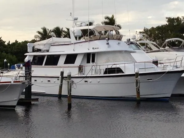 Slide: The Image of Hatteras 67 Cockpit Motor Yacht 1981 - 0