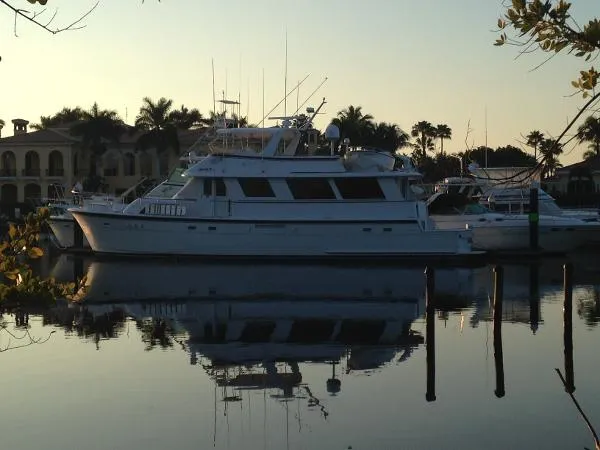Slide: The Image of Hatteras 67 Cockpit Motor Yacht 1981 - 1