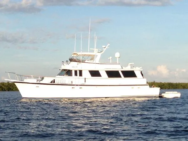 Slide: The Image of Hatteras 67 Cockpit Motor Yacht 1981 - 2
