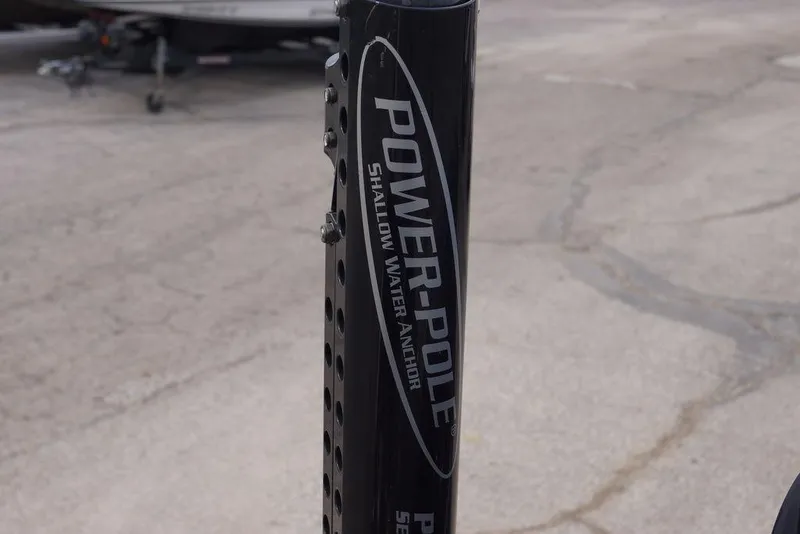 Slide: The Image of Power-Pole shallow water anchor on 2019 Skeeter ZX250 boat. - 10