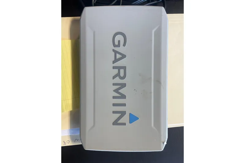 Slide: The Image of Garmin device on Sun Tracker Fishin' Barge 20 DLX, 2023 model. - 8