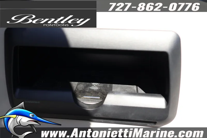 Slide: The Image of 2026 Bentley Pontoons Elite 253 Swingback, contact Antonietti Marine at 727-862-0776. - 33