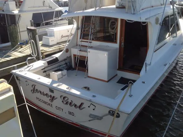 Slide: The Image of Jersey 36 Convertible Sportfisherman 1987 - 2