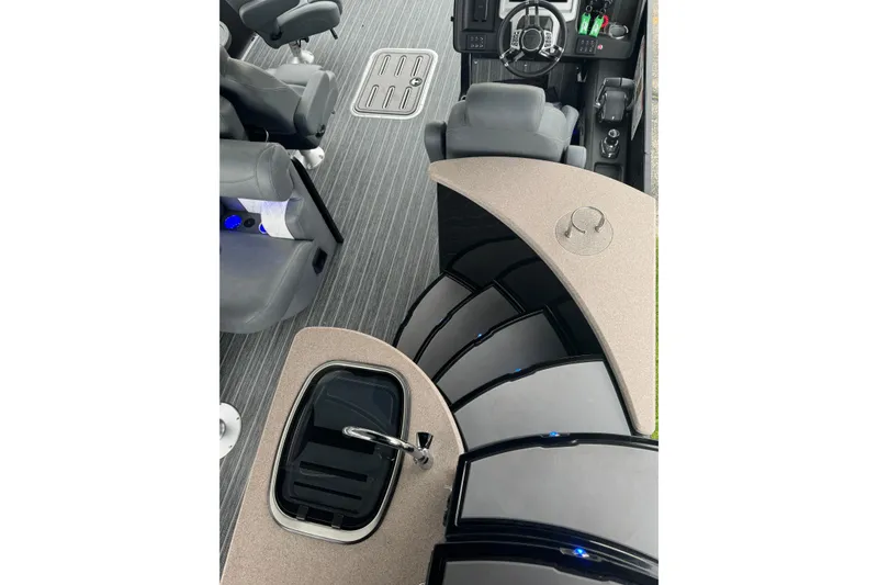 Slide: The Image of Interior of 2026 Premier Escalante with modern seating and sleek dashboard design. - 49