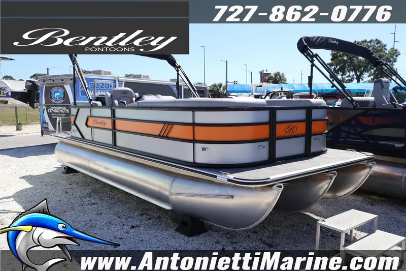 The Image of 2026 Bentley Pontoons Bolt 223 displayed at Antonietti Marine dealership. - 5