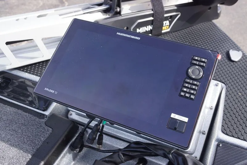 Slide: The Image of 2026 Phoenix 721 ZXL boat with Humminbird Xplore 12 fish finder display. - 23