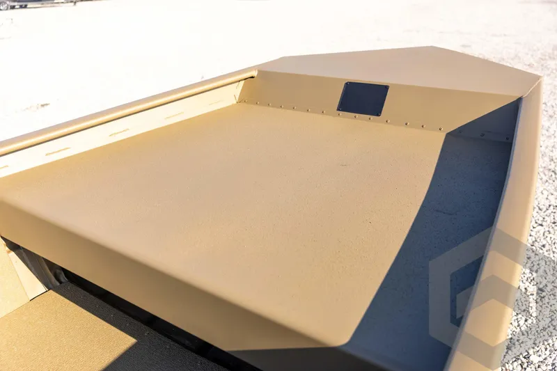 Slide: The Image of 2026 G3 Gator Tough 1548 VBW boat deck in sunlight, showcasing durable construction. - 28