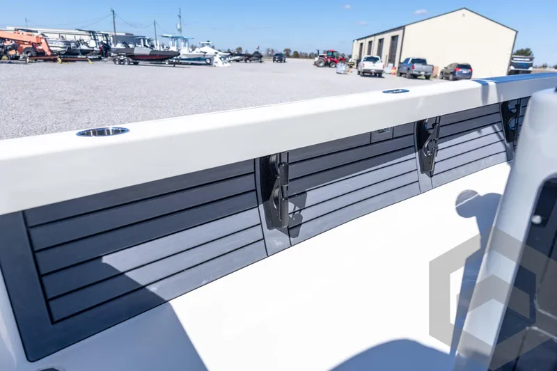 Slide: The Image of 2026 Pathfinder 2500 Hybrid boat interior with sleek design and modern features. - 98