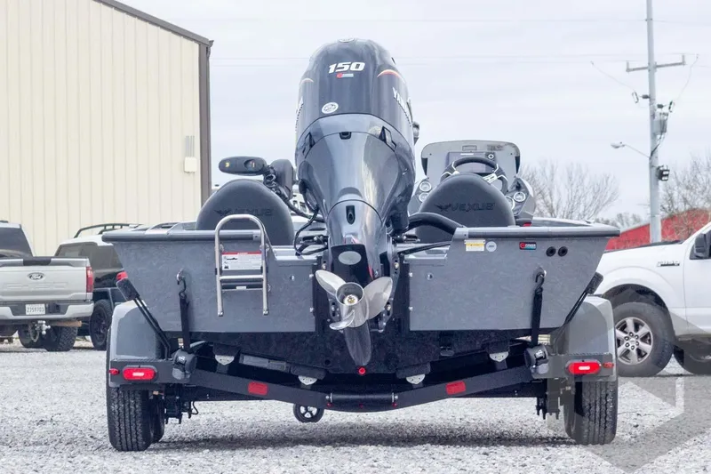 Slide: The Image of Rear view of 2026 Vexus AVX 1980 boat with powerful outboard motor. - 11