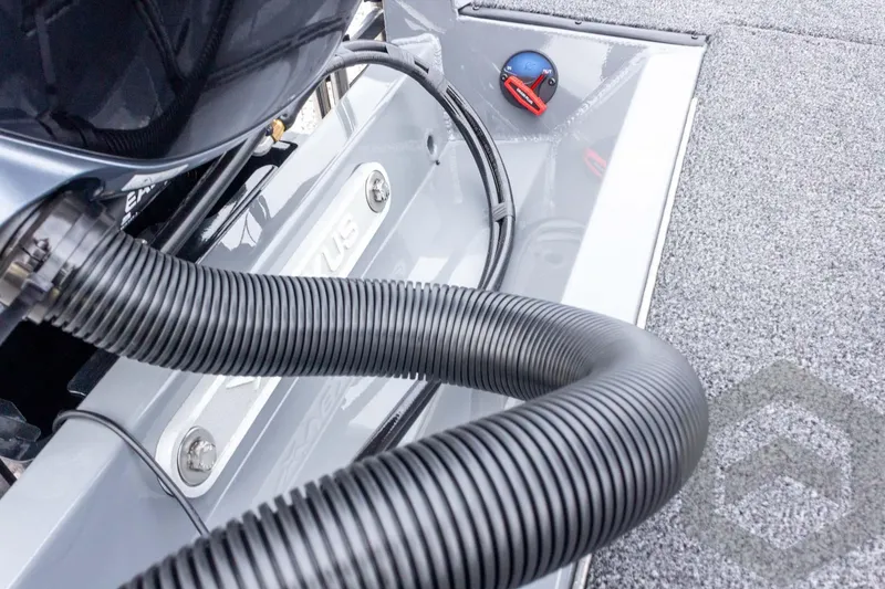 Slide: The Image of 2026 Vexus AVX 1980 boat interior with engine components and wiring details. - 35