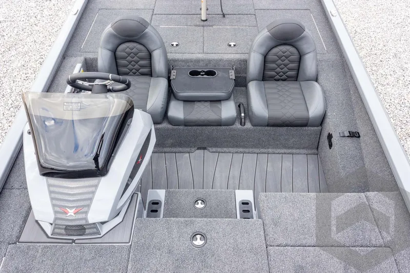 Slide: The Image of 2026 Vexus AVX 1980 boat interior with dual seats and steering console. - 50