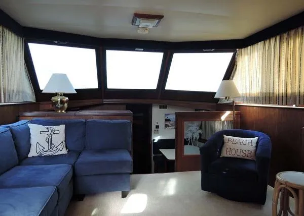 Slide: The Image of Hatteras Cockpit Motoryacht 1983 - 1