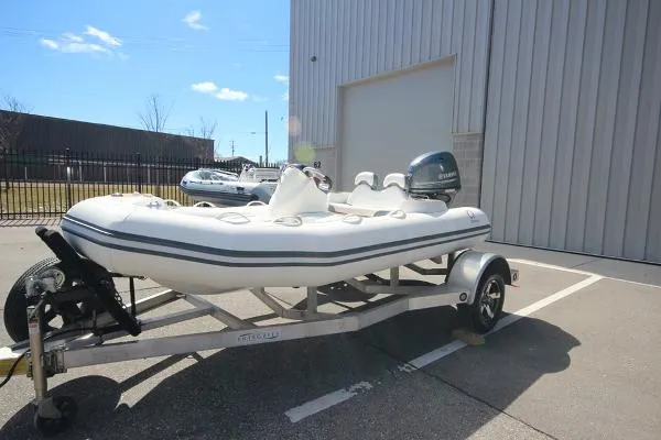 Slide: The Image of Zodiac Yachtline 400 Deluxe NEO 50hp In Stock 2019 - 2
