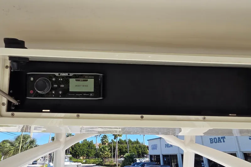 Slide: The Image of 2015 Jupiter 30 FS boat with Fusion MS-UD650 stereo system installed. - 7