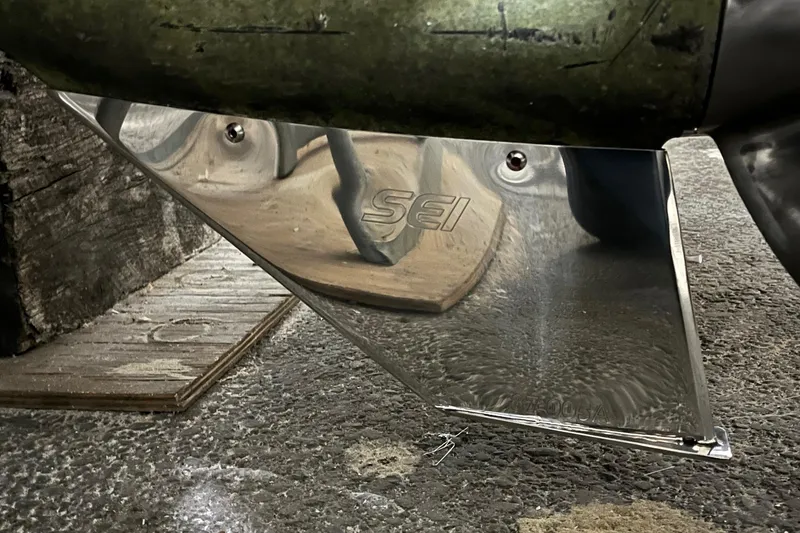 Slide: The Image of Luxurious bathroom in 2014 Regal 35 Sport Coupe yacht with modern sink and toilet. - 62