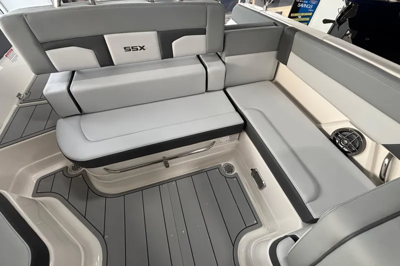 Slide: The Image of Interior of Chaparral SSX 4 boat, model year 2026. - 13