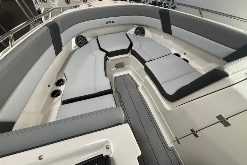 Slide: The Image of Interior of Chaparral SSX 4 boat, model year 2026. - 16