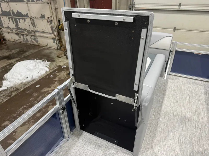 Slide: The Image of Interior view of Tahoe Sport 2180 Quad Lounge, 2026 model. - 23