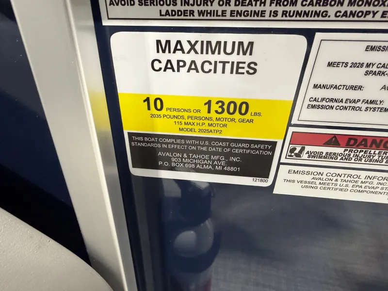 Slide: The Image of Tahoe LTZ 2185 Cruise Pontoon & Honda 4-Stroke EFI 2026 - 14