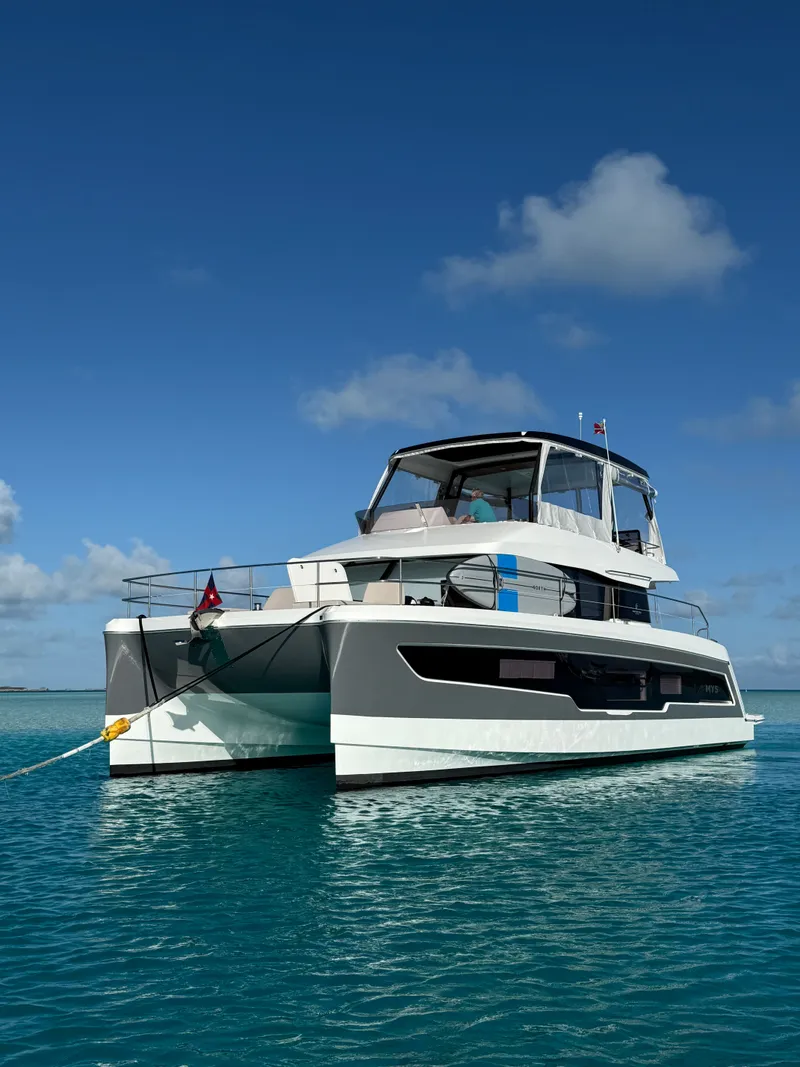 The Image of 2024 Fountaine Pajot MY5 yacht on calm waters. - 0