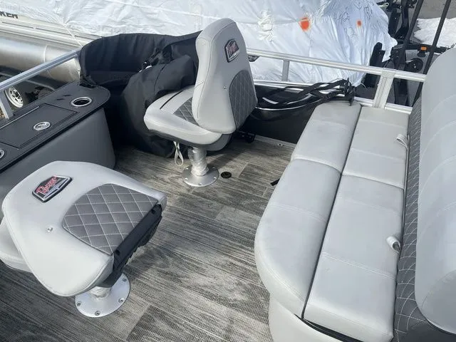 Slide: The Image of Ranger Pontoon RP220F 2024 - 26