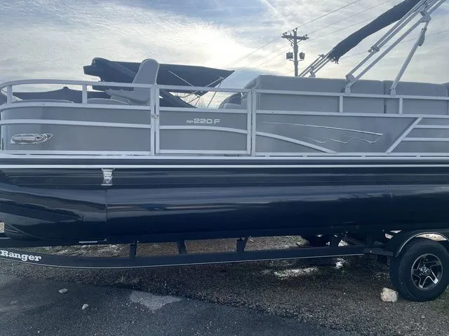 Slide: The Image of Ranger Pontoon RP220F 2024 - 4