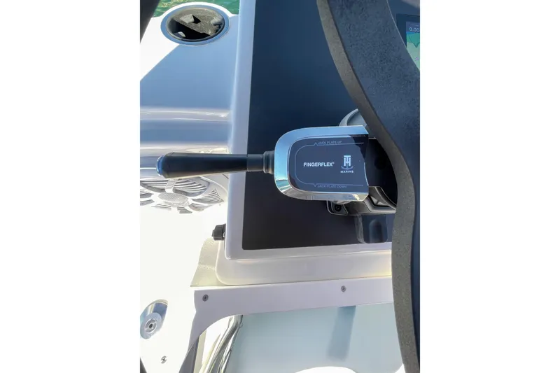 Slide: The Image of Control panel of 2026 Bay Rider 269 Bay boat with Fingerflex marine system. - 53