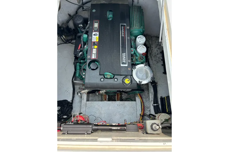 Slide: The Image of Engine compartment of 2009 Landing School Arrundel 27 with Volvo Penta D4-225 engine. - 19