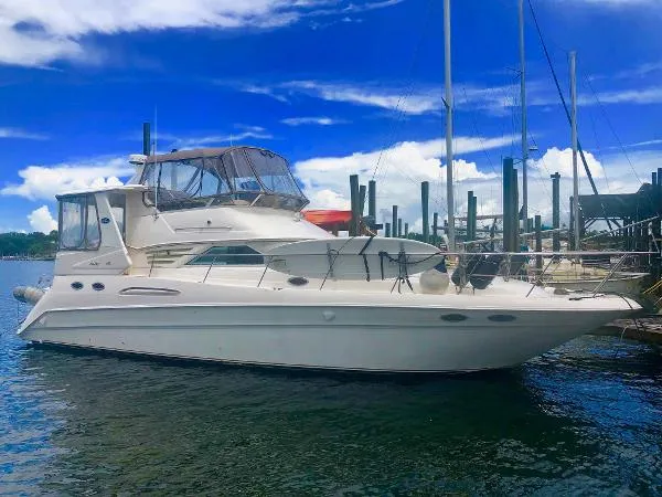 Slide: The Image of Sea Ray 420 Aft Cabin 1998 - 0