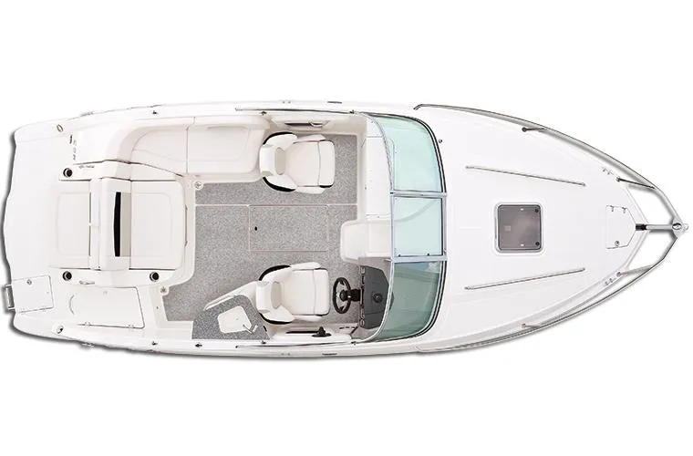 Slide: The Image of Manufacturer Provided Image: Top view of a 2014 Chaparral 225 SSi boat interior layout. - 5