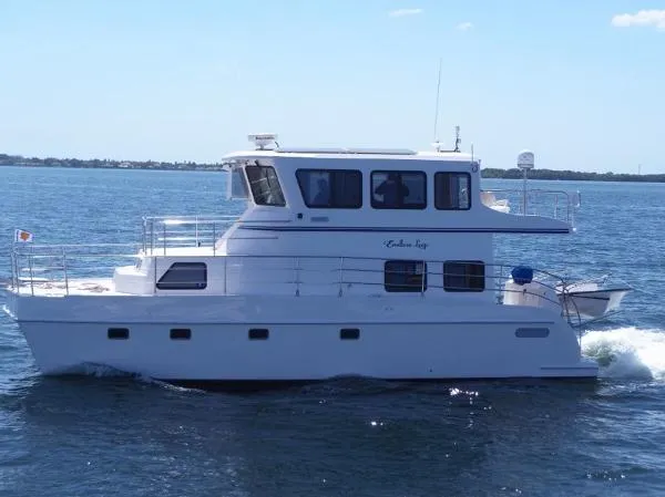 Slide: The Image of Endeavour Catamaran Corp Trawlercat 40 Sky Lounge 2014 - 0