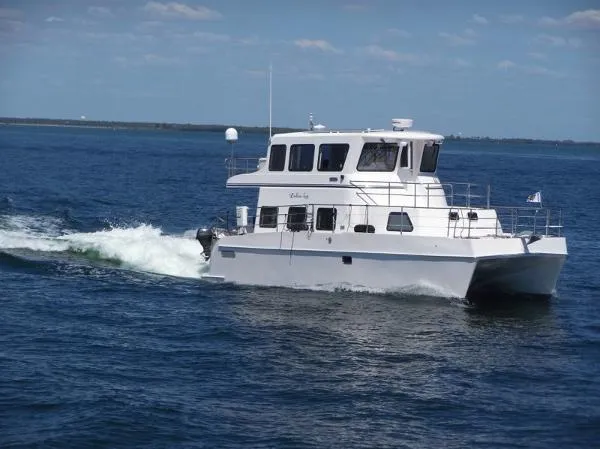 Slide: The Image of Endeavour Catamaran Corp Trawlercat 40 Sky Lounge 2014 - 2