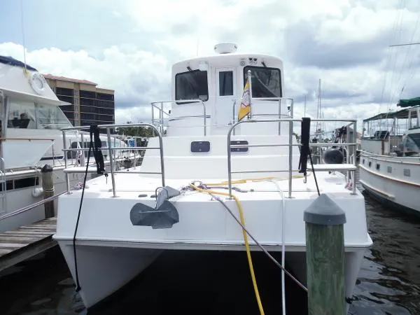 Slide: The Image of Endeavour Catamaran Corp Trawlercat 40 Sky Lounge 2014 - 5