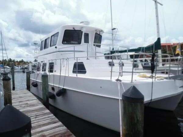 Slide: The Image of Endeavour Catamaran Corp Trawlercat 40 Sky Lounge 2014 - 6