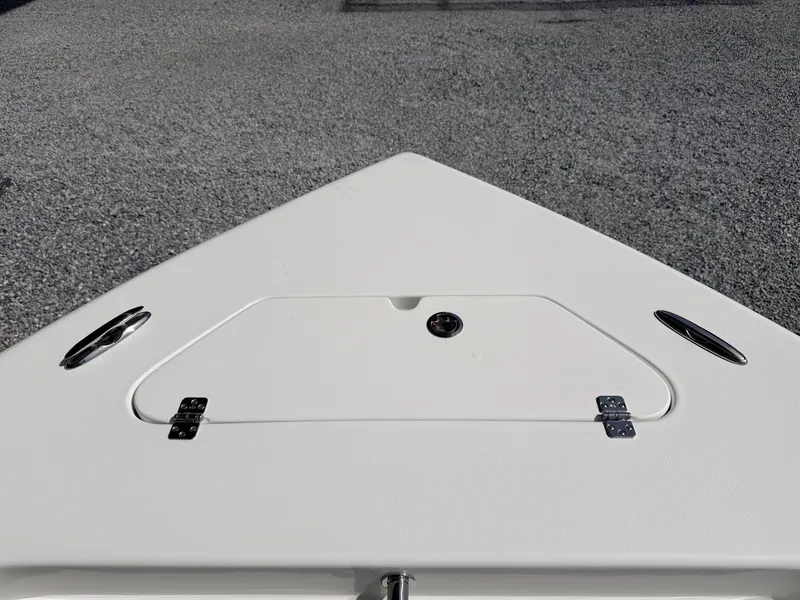 Slide: The Image of Bow of 2026 Sea Pro 242 DLX with storage compartment. - 4