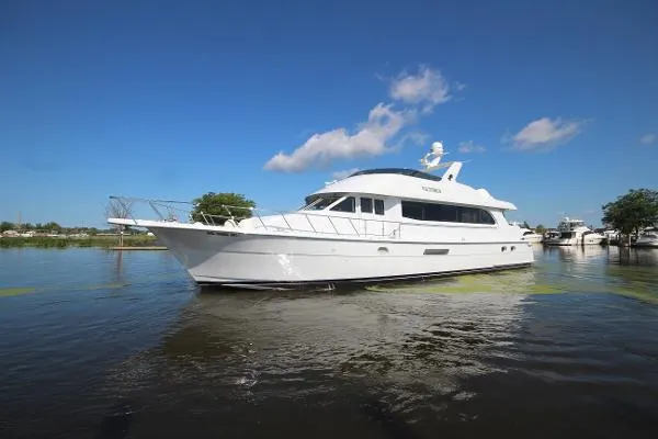 Slide: The Image of Hatteras 75 Cockpit Motor Yacht 2001 - 1