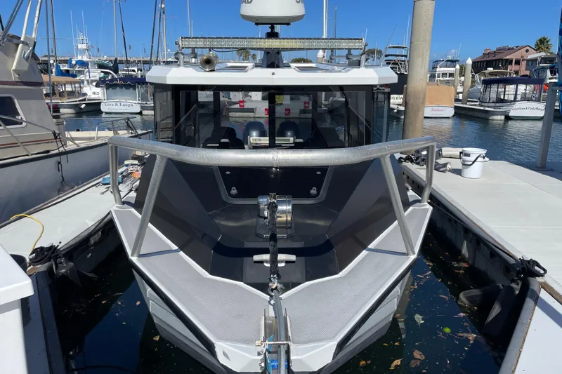 Slide: The Image of 2017 Stabicraft 2500 Ultracab XL cruising on the sea under sunny skies. - 10