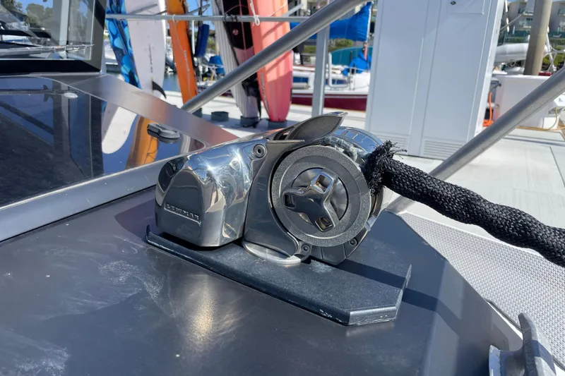 Slide: The Image of 2017 Stabicraft 2500 Ultracab XL boat docked at marina under clear blue sky. - 11